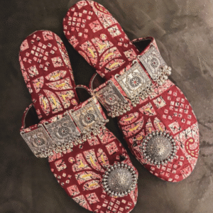 The BANJARA Chappal (Red)